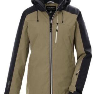 Killtec ski jas dames - 42630 - taupe/zwart - dames ski jas - maat 36