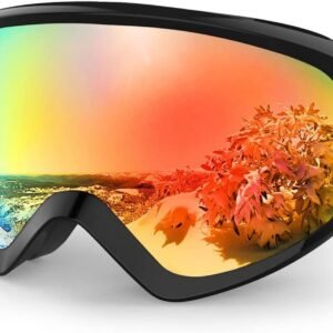 Kinderskibril OTG met UV400 Bescherming en Anti-Condens voor Skiën en Snowboarden