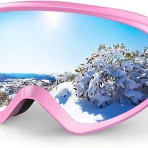 Kinderskibril UV400 Anti-Fog OTG Geschikt voor Skiën en Snowboarden (5-16 jaar)