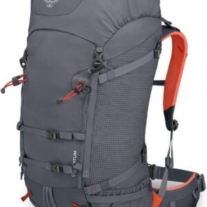 Klimrugzak - Bergrugzak Outdoor - Bergbeklimmen Uitrusting - Verwijderbare Onderdelen - 52 Liter - Wolfraam Grijs
