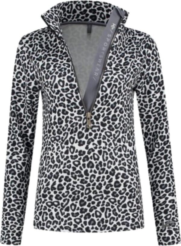 Kou Panter - Skipully voor Dames - Zwart Wit - Maat S