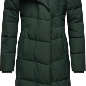 Lange Gewatteerde Winterjas Dames - Waterdicht en Warm Parka met Capuchon