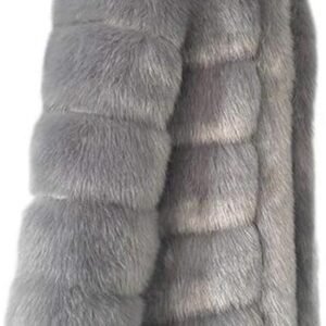 Lange damesjas van imitatiebont - Elegante wintermantel voor elke gelegenheid