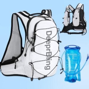 Lichte Drinkrugzak 12L met 2L Hydratatieblies - Waterdichte Sportrugzak voor Fietsen, Wandelen en Skiën