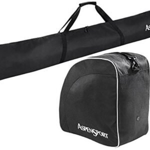 Lichte Skitas Set met Rugzak voor Ski's en Skischoenen - 50 Liter