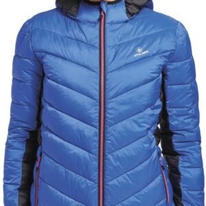 Lichte gewatteerde dames winterjas met capuchon voor sportieve buitenactiviteiten