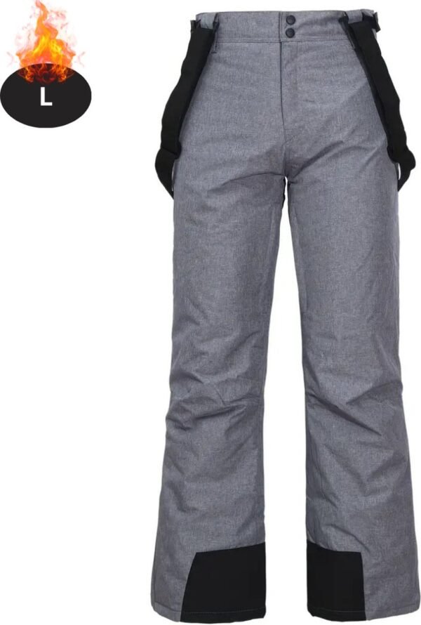 Livano Skibroek - Skipak - Snowboard Broek - Winterbroek - Sneeuwbroek - Dames - Wintersport - Grijs - Maat L