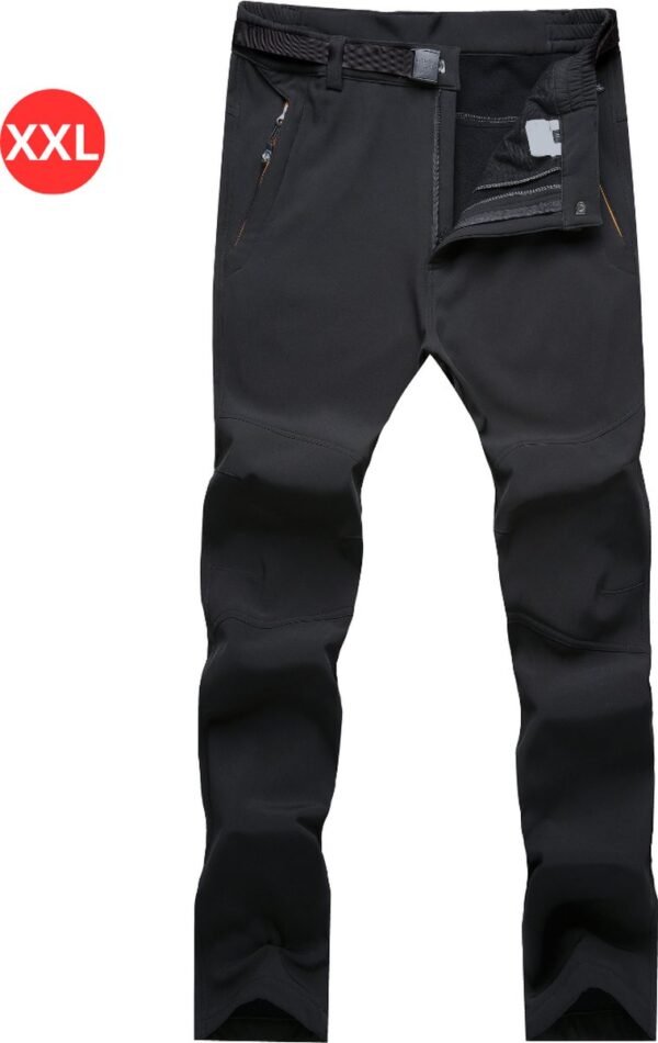 Livano Skibroek - Skipak - Snowboard Broek - Winterbroek - Sneeuwbroek - Heren - Dames - Unisex - Wintersport - Zwart XXL