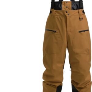 Livano Skibroek - Skipak - Snowboard Broek - Winterbroek - Sneeuwbroek - Heren - Wintersport - Bruin - Maat S