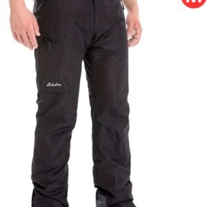 Livano Skibroek - Skipak - Snowboard Broek - Winterbroek - Sneeuwbroek - Heren - Wintersport - Buiten - Zwart - Maat M