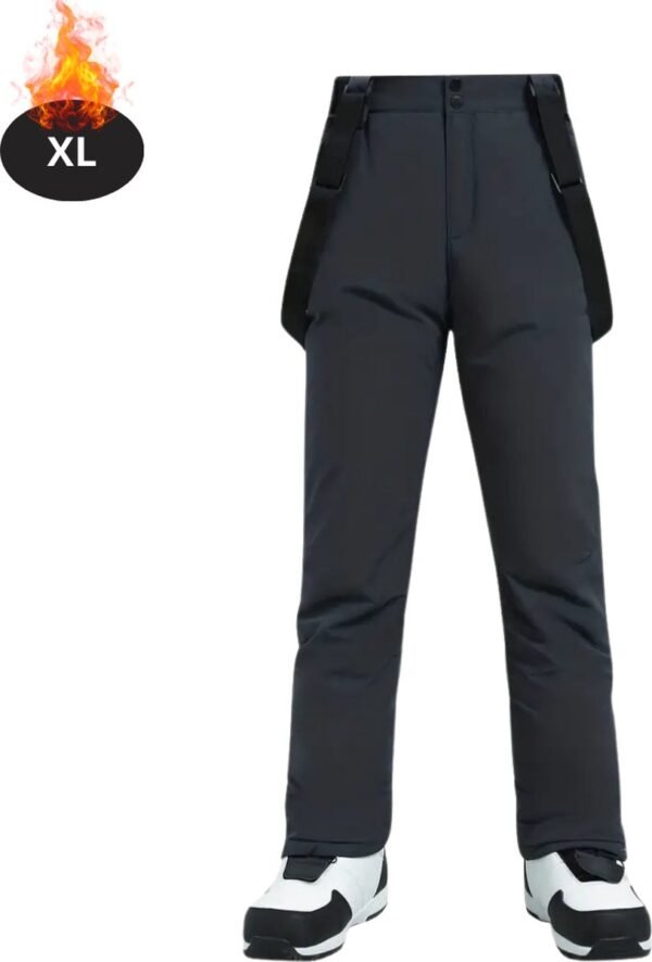 Livano Skibroek - Skipak - Snowboard Broek - Winterbroek - Sneeuwbroek - Heren - Wintersport - Donkergrijs - Maat XL