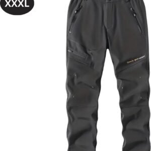 Livano Skibroek - Skipak - Snowboard Broek - Winterbroek - Sneeuwbroek - Heren - Wintersport - Donkergrijs - Maat XXXL