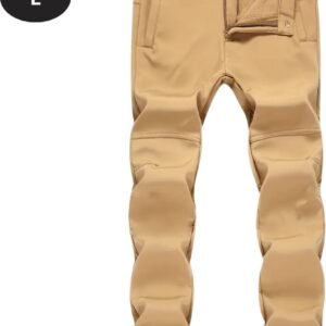 Livano Skibroek - Skipak - Snowboard Broek - Winterbroek - Sneeuwbroek - Heren - Wintersport - Khaki - Maat L