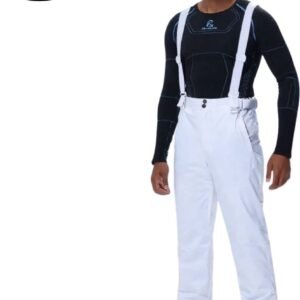 Livano Skibroek - Skipak - Snowboard Broek - Winterbroek - Sneeuwbroek - Heren - Wintersport - Wit - Maat XXL