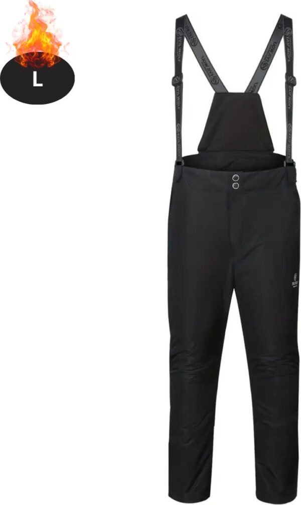 Livano Skibroek - Skipak - Snowboard Broek - Winterbroek - Sneeuwbroek - Heren - Wintersport - Zwart - Maat L