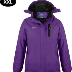 Livano Skipak - SkiBroek - Skijas - Ski Suit - Wintersport - Dames - 2-Delig - Paars - Maat XXL