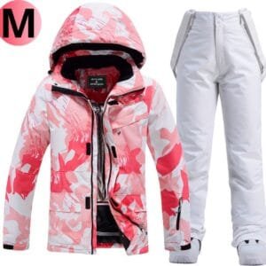 Livano Skipak - SkiBroek - Skijas - Ski Suit - Wintersport - Dames - 2-Delig - Wit - Maat M