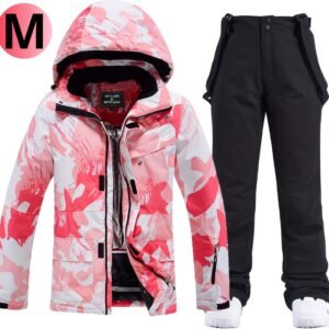 Livano Skipak - SkiBroek - Skijas - Ski Suit - Wintersport - Dames - 2-Delig - Zwart - Maat M