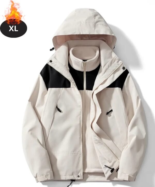 Livano Skipak - SkiBroek - Skijas - Ski Suit - Wintersport - Dames - Winter - Warm Fleece - Wit - Maat XL