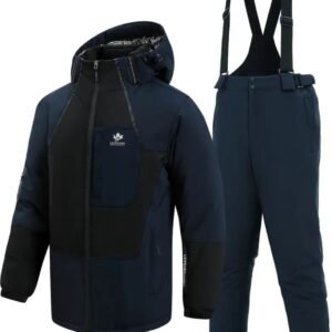 Livano Skipak - SkiBroek - Skijas - Ski Suit - Wintersport - Heren - 2-Delig - Blauw - Maat XL