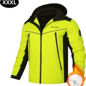 Livano Skipak - SkiBroek - Skijas - Ski Suit - Wintersport - Heren - 2-Delig - Fluoriserend Groen - Maat XXXL