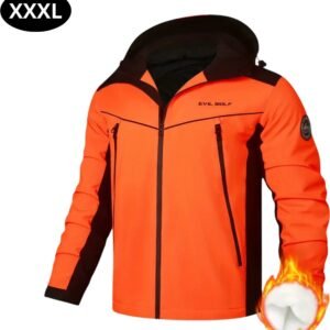 Livano Skipak - SkiBroek - Skijas - Ski Suit - Wintersport - Heren - 2-Delig - Oranje - Maat XXXL