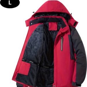 Livano Skipak - SkiBroek - Skijas - Ski Suit - Wintersport - Heren - 2-Delig - Rood - Maat L
