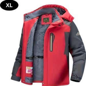 Livano Skipak - SkiBroek - Skijas - Ski Suit - Wintersport - Heren - 2-Delig - Rood - Maat XL