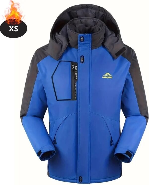 Livano Skipak - SkiBroek - Skijas - Ski Suit - Wintersport - Heren - Winter - Warm Fleece - Blauw - Maat XS