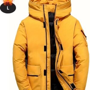 Livano Skipak - SkiBroek - Skijas - Ski Suit - Wintersport - Heren - Winter - Warm Fleece - Geel - Maat L