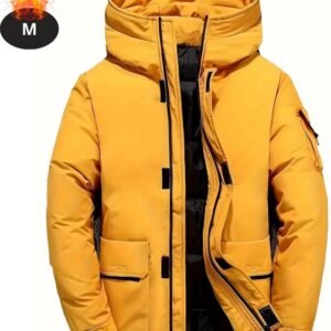 Livano Skipak - SkiBroek - Skijas - Ski Suit - Wintersport - Heren - Winter - Warm Fleece - Geel - Maat M