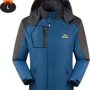 Livano Skipak - SkiBroek - Skijas - Ski Suit - Wintersport - Heren - Winter - Warm Fleece - Marineblauw - Maat L