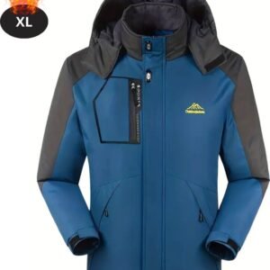 Livano Skipak - SkiBroek - Skijas - Ski Suit - Wintersport - Heren - Winter - Warm Fleece - Marineblauw - Maat XL