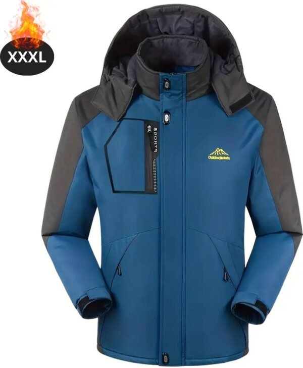 Livano Skipak - SkiBroek - Skijas - Ski Suit - Wintersport - Heren - Winter - Warm Fleece - Marineblauw - Maat XXXL