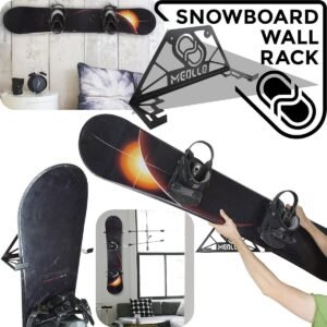 MEOLLO Snowboard wandhouder (100% staal)