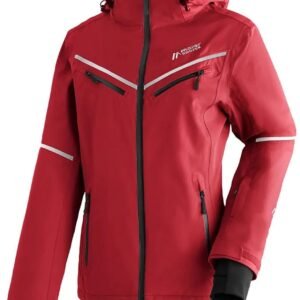 Maier Sports Lunada Jas Rood M-L Vrouw