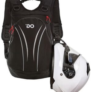 Motorfiets Rugzak - Helm Tas - Veilig Op Reis - Dubbele Helm Capaciteit - 20-30 Liter - Zwart