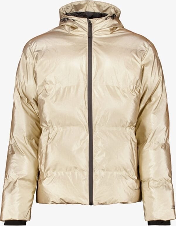 Mountain Peak heren ski-jas goud - Maat XL - Met capuchon - Ritssluiting