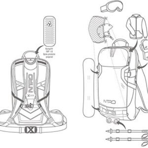 Multifunctionele Rugzak voor Outdoor Activiteiten - 14 Liter, Zwart