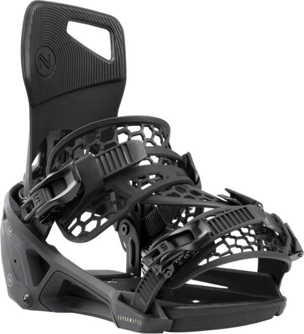 NIDECKER - supermatic 25-26 black - Plate binding heren - zwart