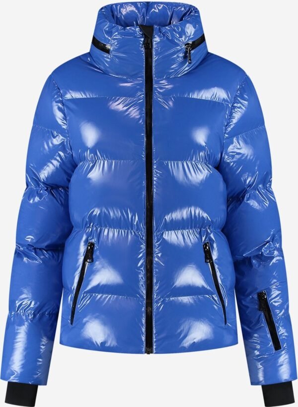 NIKKIE - gstaad laquer ski jacket - Ski jack dames - Blauw