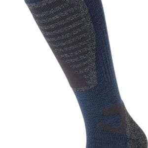NOMAD® Skisokken Pro Merinowol 1-Pack | Maat 35/38 Steel Blue | Skiën / Snowboarden / Wandelen | Goede vochtafvoer | Extra versteviging | Ski Sokken Heren / Dames