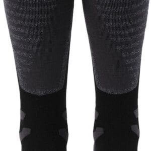 NOMAD® Skisokken Pro Merinowol 1-Pack | Maat 35/38 Zwart | Skiën / Snowboarden / Wandelen | Goede vochtafvoer | Extra versteviging | Ski Sokken Heren / Dames