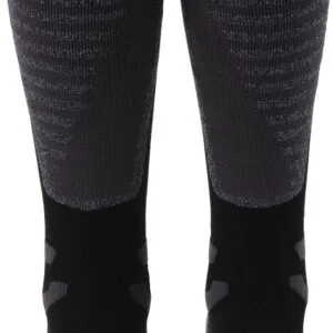 NOMAD® Skisokken Pro Merinowol 1-Pack | Maat 35/38 Zwart | Skiën / Snowboarden / Wandelen | Goede vochtafvoer | Extra versteviging | Ski Sokken Heren / Dames