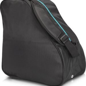 Navaris universele skischoenentas unisex - Tas voor skischoenen, schaatsen of snowboardschoenen - Laarzentas voor de wintersport - Zwart