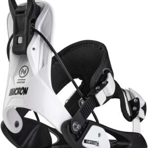 Nidecker Flow Micron Stormtrooper Snowboardbindingen Zilver S Jongens,Meisjes