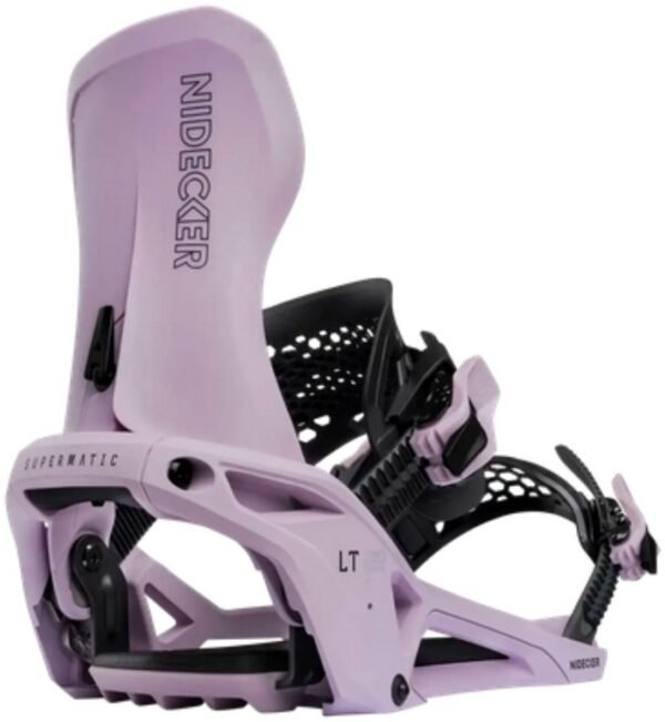 Nidecker LT Supermatic Snowboard Binding Lila L
