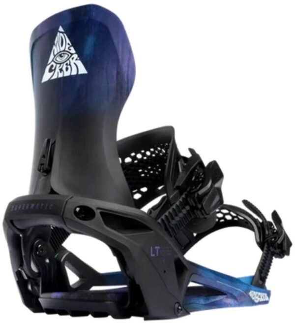 Nidecker LT Supermatic Snowboard Binding Zwart dessin L