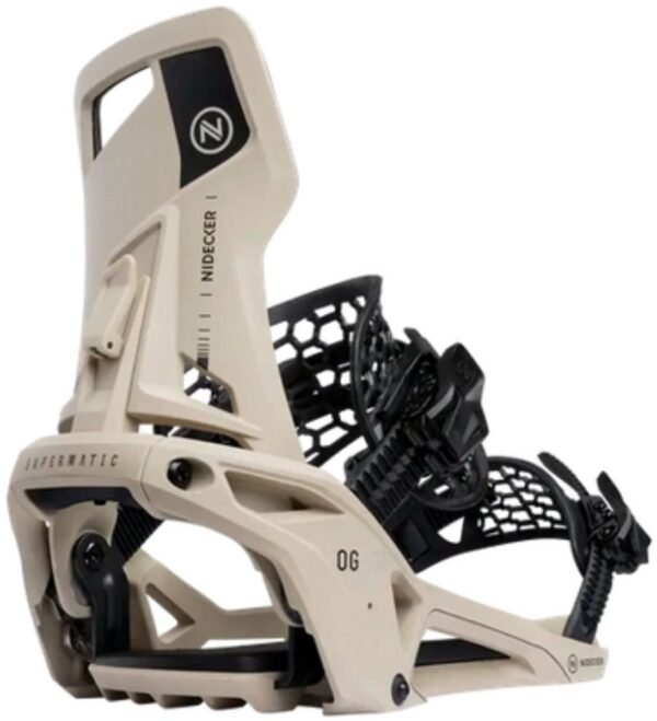 Nidecker OG Supermatic Snowboard Binding Beige L