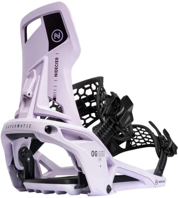 Nidecker OG Supermatic Snowboard Binding Lila M